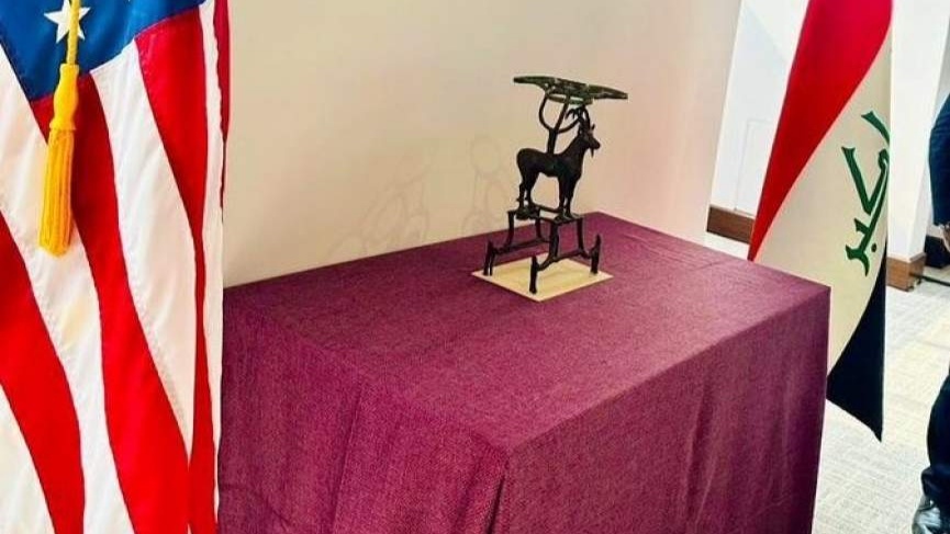 امریکا یک اثر باستانی ۴۵۰۰ ساله را به عراق بازگرداند