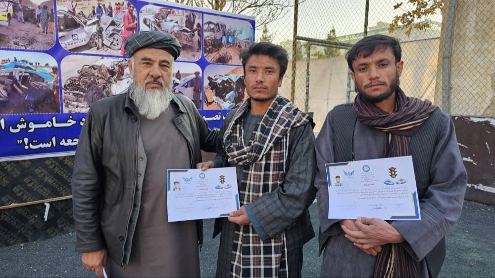 ۴۰ تن در فاریاب دوره آموزش قوانین ترافیکی را تکمیل کردند