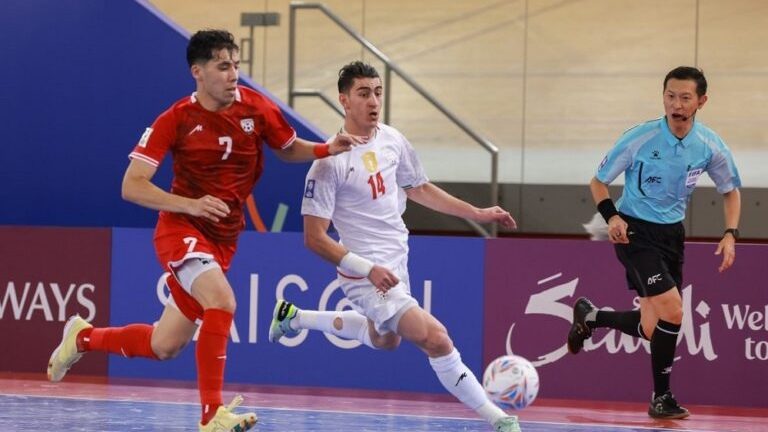 ایران با شکست افغانستان صدرنشین گروه D فوتسال آسیا شد